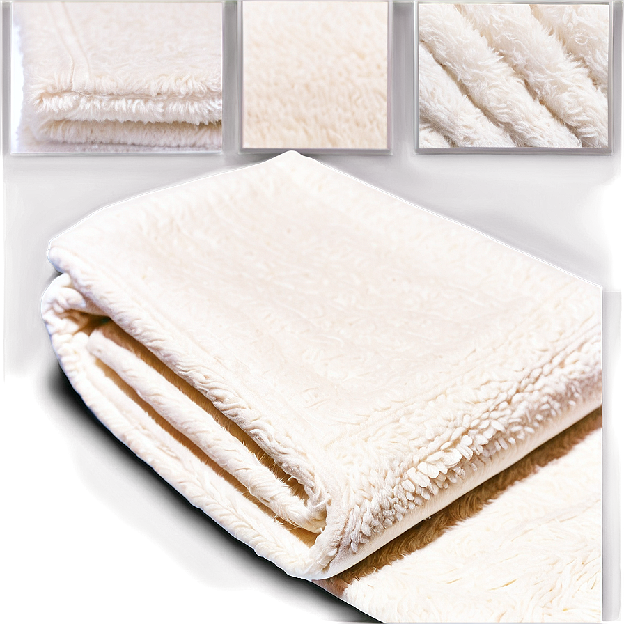 White Microfiber Blanket Png Tjq