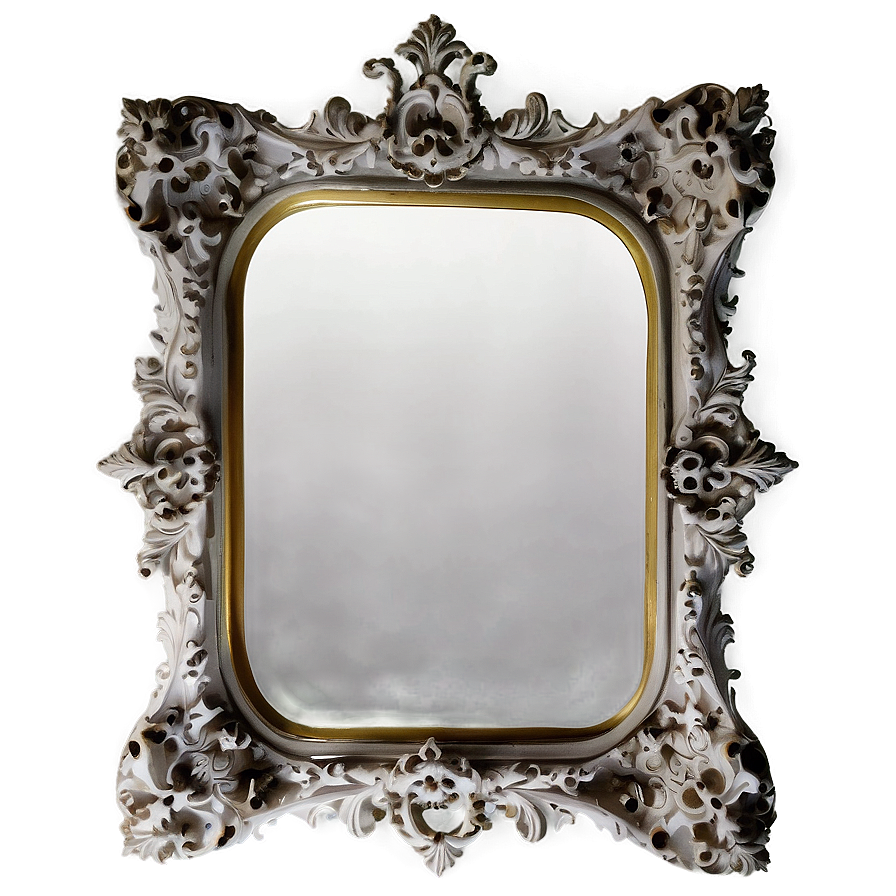 White Mirror Frame Png 11