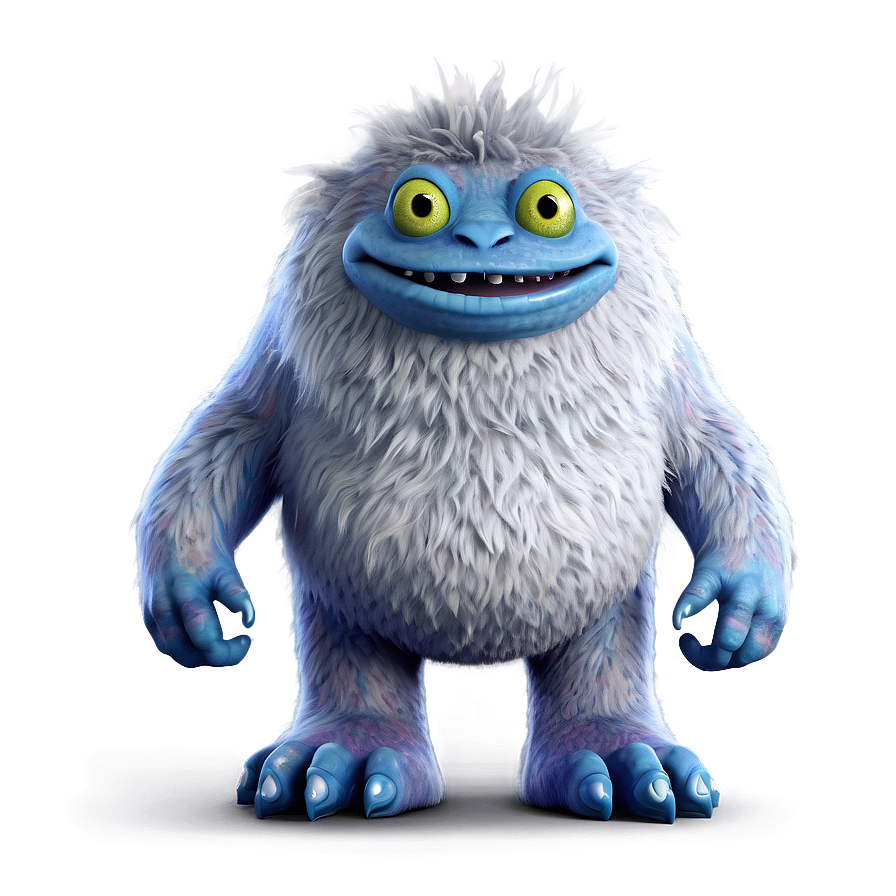 White Monster For Storybook Png 21