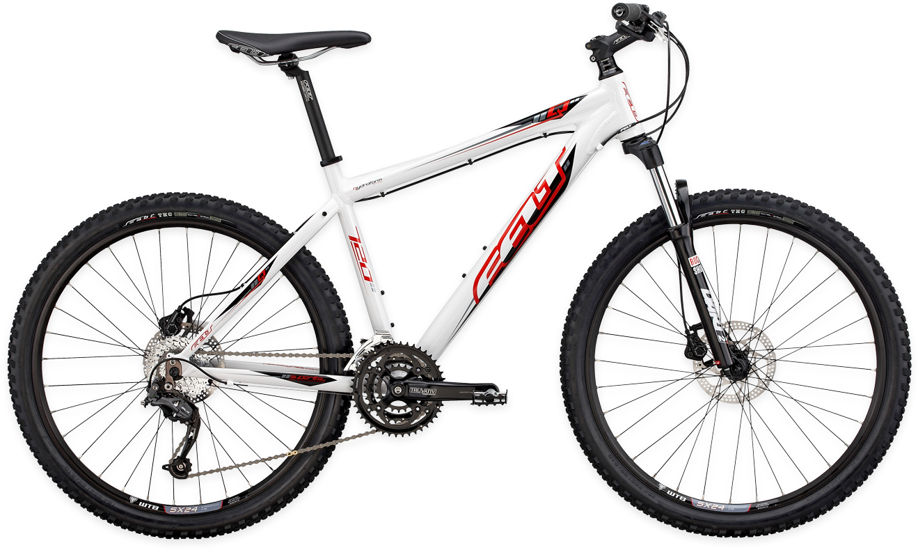 Bicycle Png - White Cannondale Mountain Bike, Transparent Png PNG with transparent background