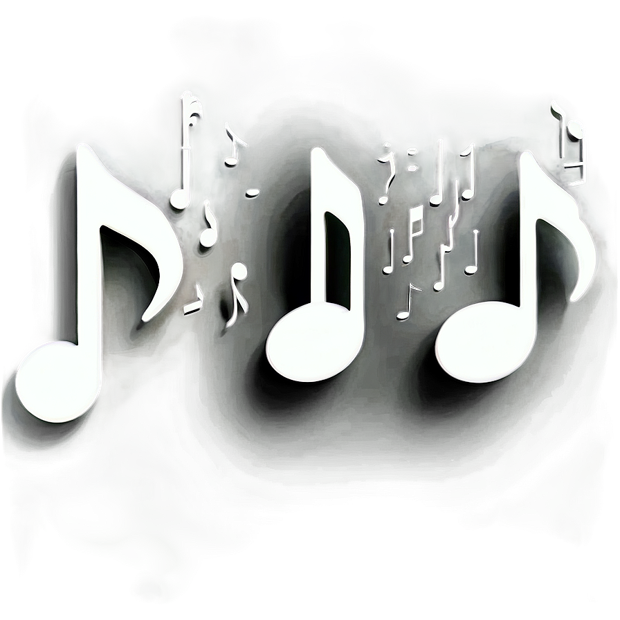 White Music Note For Web Png 76