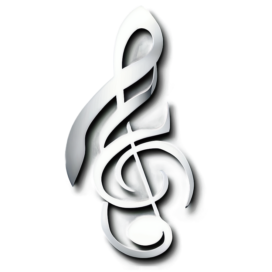 White Music Notes In Circle Png Yfx94