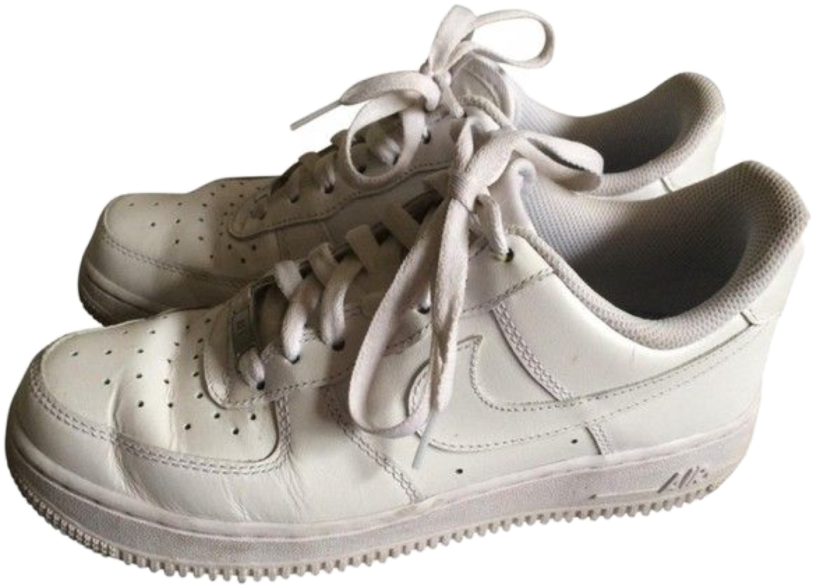 White Nike Air Force1 Sneakers