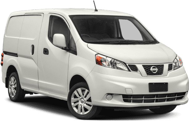 White Nissan Van Profile View