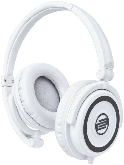 White Over Ear Headphones PNG image with a transparent background, free high-resolution download