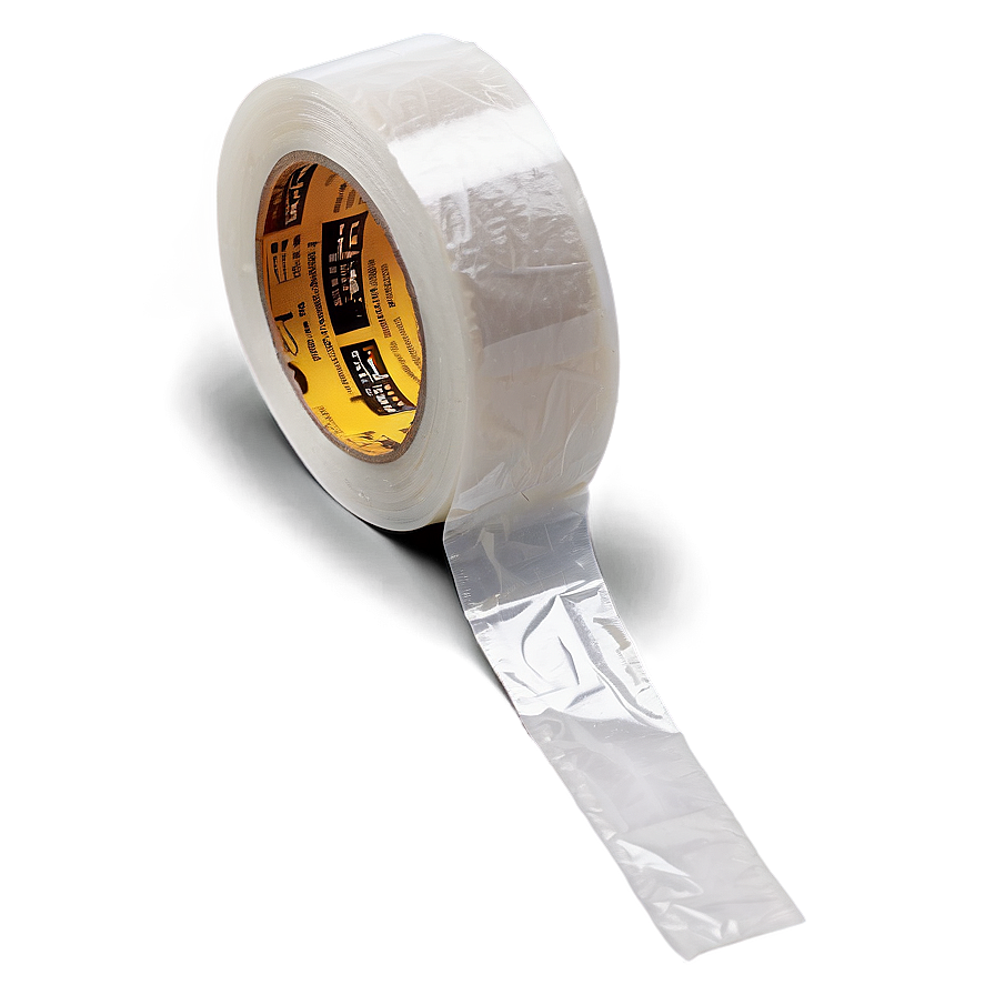 White Packing Tape Png 06212024