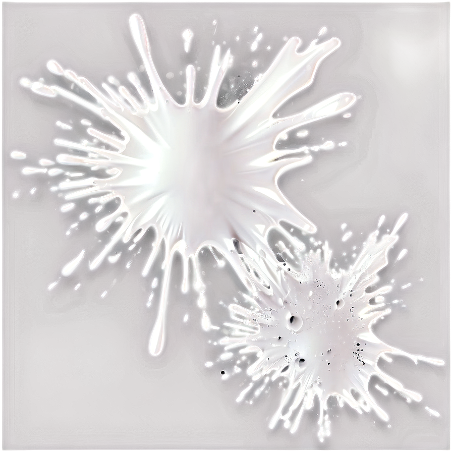 White Paint Splatter Png 05042024