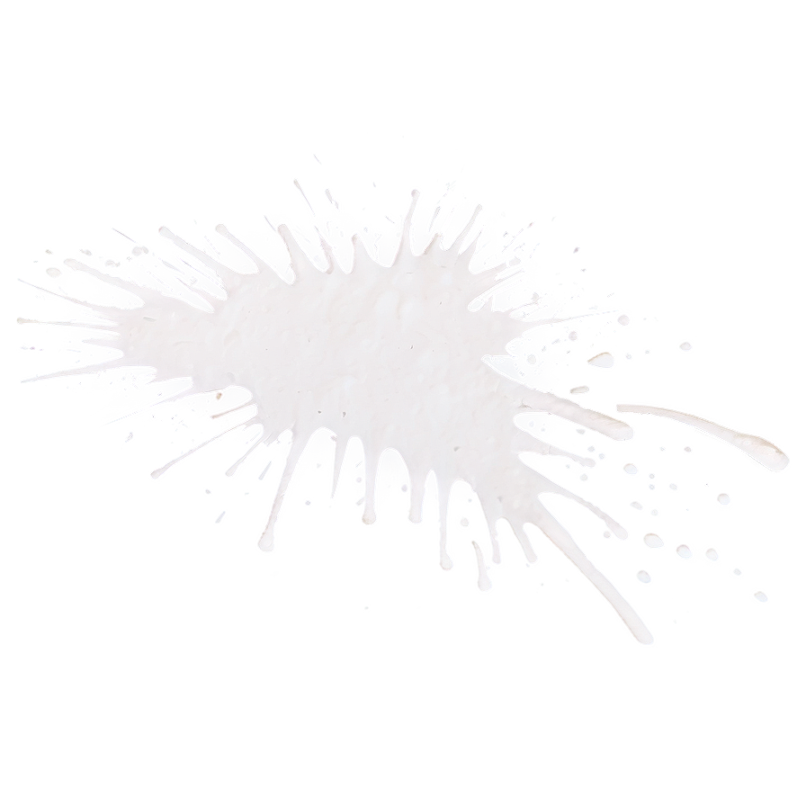 White Paint Splatter Vector Style Png 13