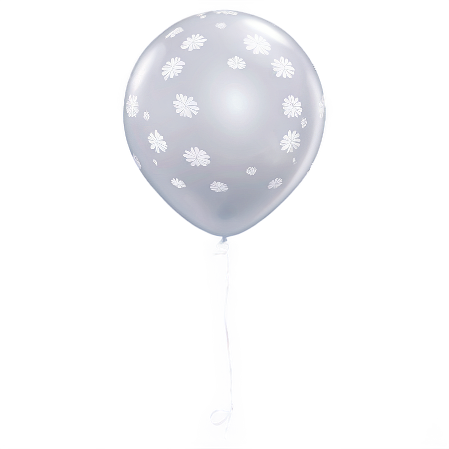 White Party Balloon Png 22