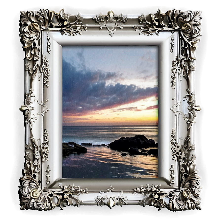 White Photo Frame PNG 05252024 PNG image with a transparent background, free high-resolution download