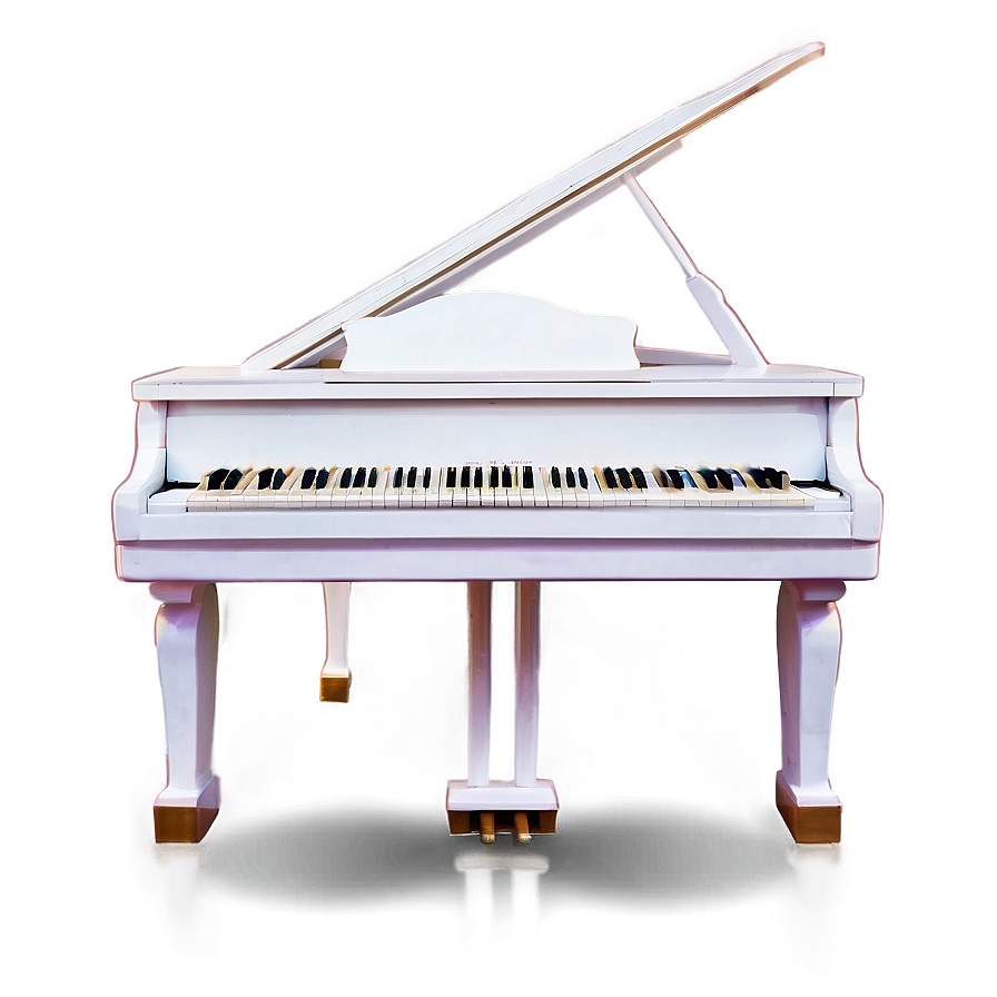 White Piano Png 05212024