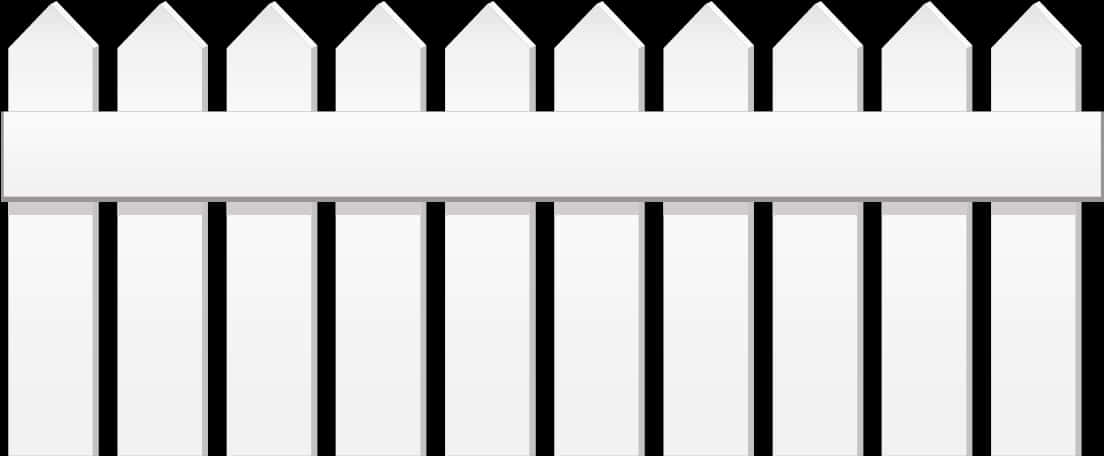Picket Fence White Angle Black - White Wood Fence Png, Transparent Png PNG image with a transparent background, free high-resolution download