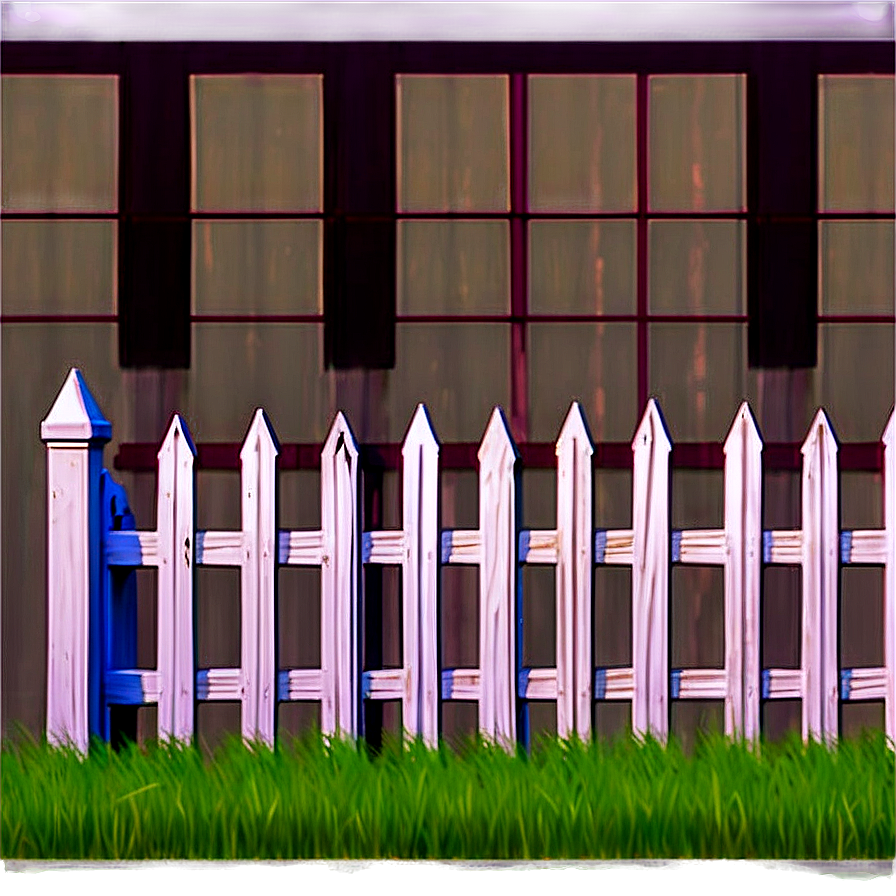 White Picket Fence PNG 05242024 PNG image with a transparent background, free high-resolution download