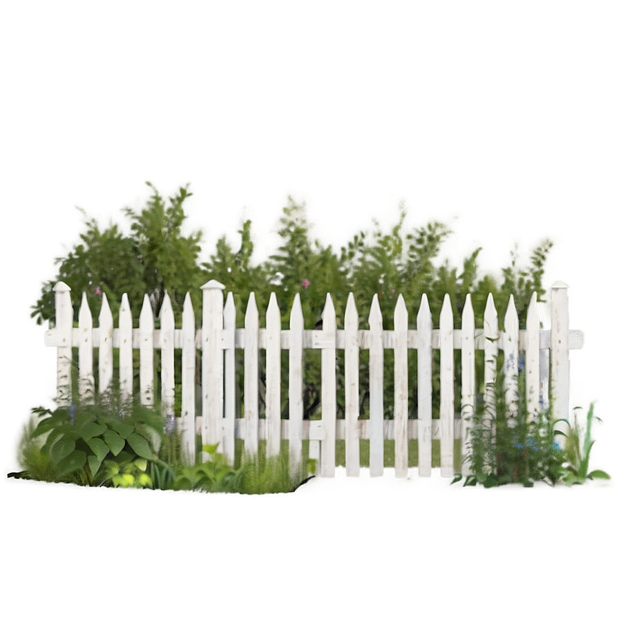 White Picket Fence PNG 26 PNG image with a transparent background, free high-resolution download