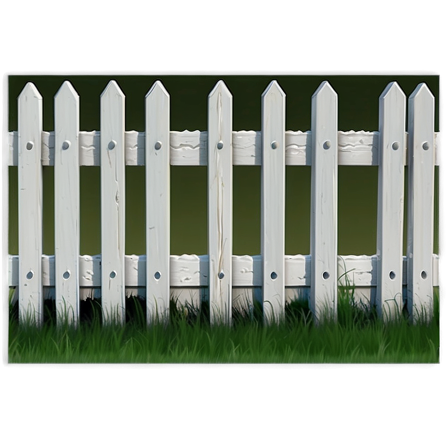 White Picket Fence PNG gay PNG image with a transparent background, free high-resolution download