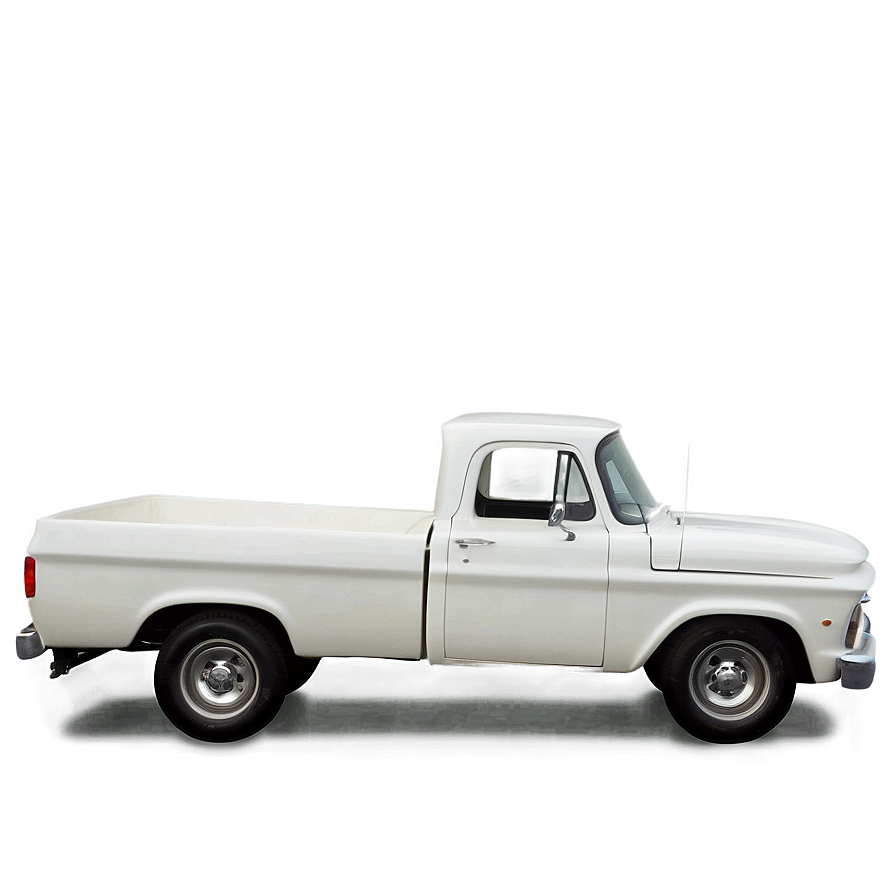 White Pickup Truck Png 06252024