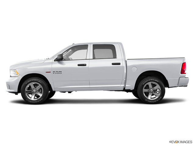 White Pickup Truck Side View