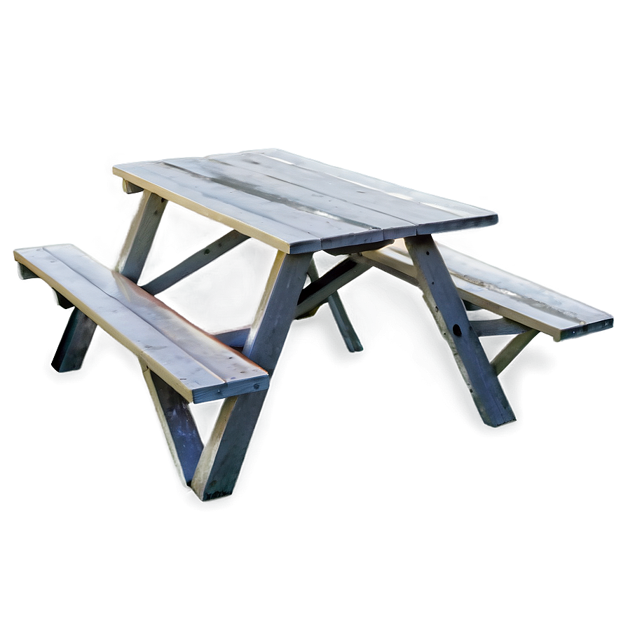 White Picnic Table Png Rkr65