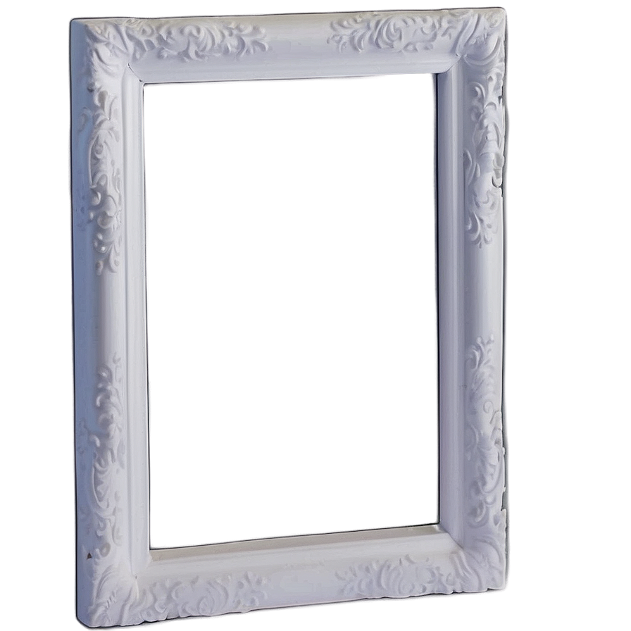 White Picture Frame PNG 05042024 PNG image with a transparent background, free high-resolution download