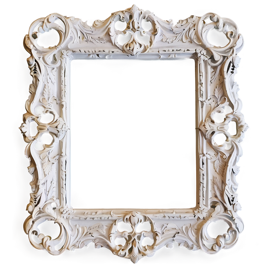 White Picture Frame PNG gxt59 PNG image with a transparent background, free high-resolution download