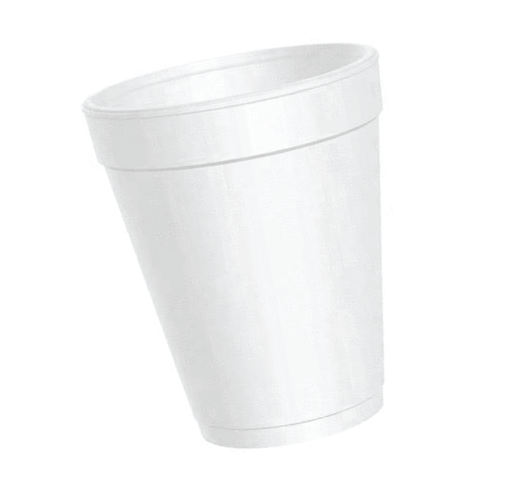 White Plastic Cup