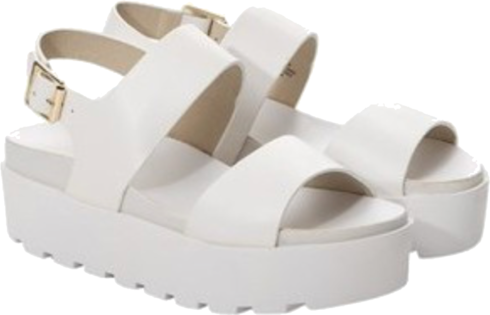 White Platform Sandals