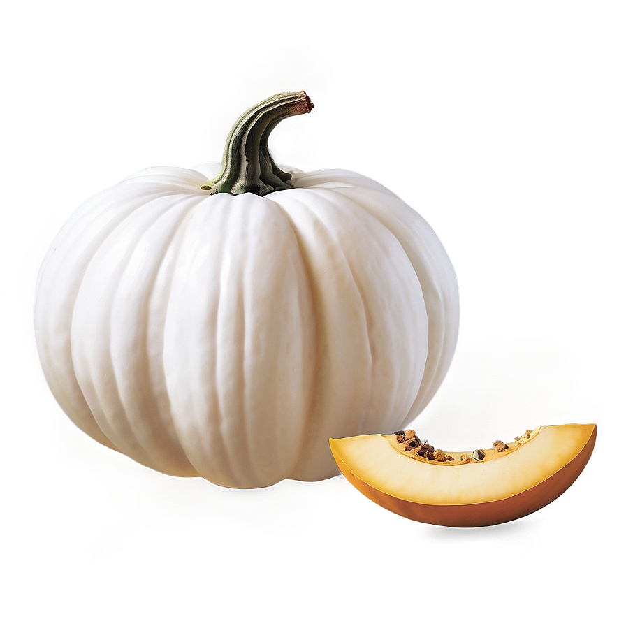 White Pumpkin Art Png 32