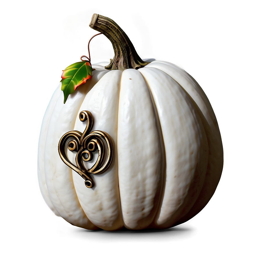 White Pumpkin Decoration Png Ird93