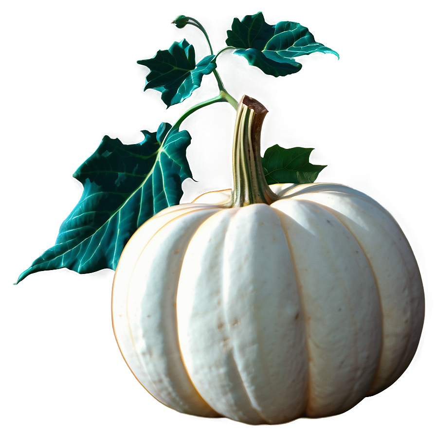 White Pumpkin On Vine Png Lpw