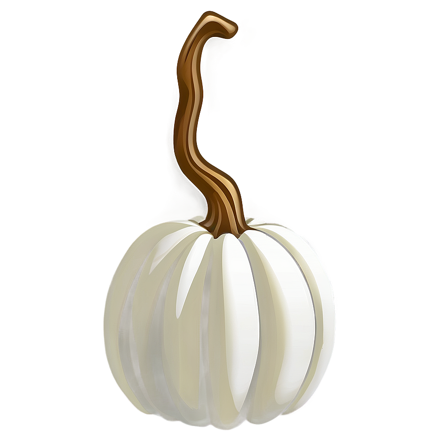 White Pumpkin Outline Png 40