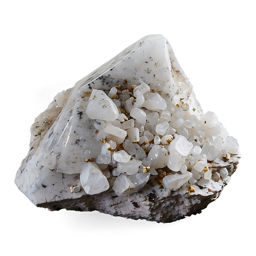 White Quartz Rock Png 06132024