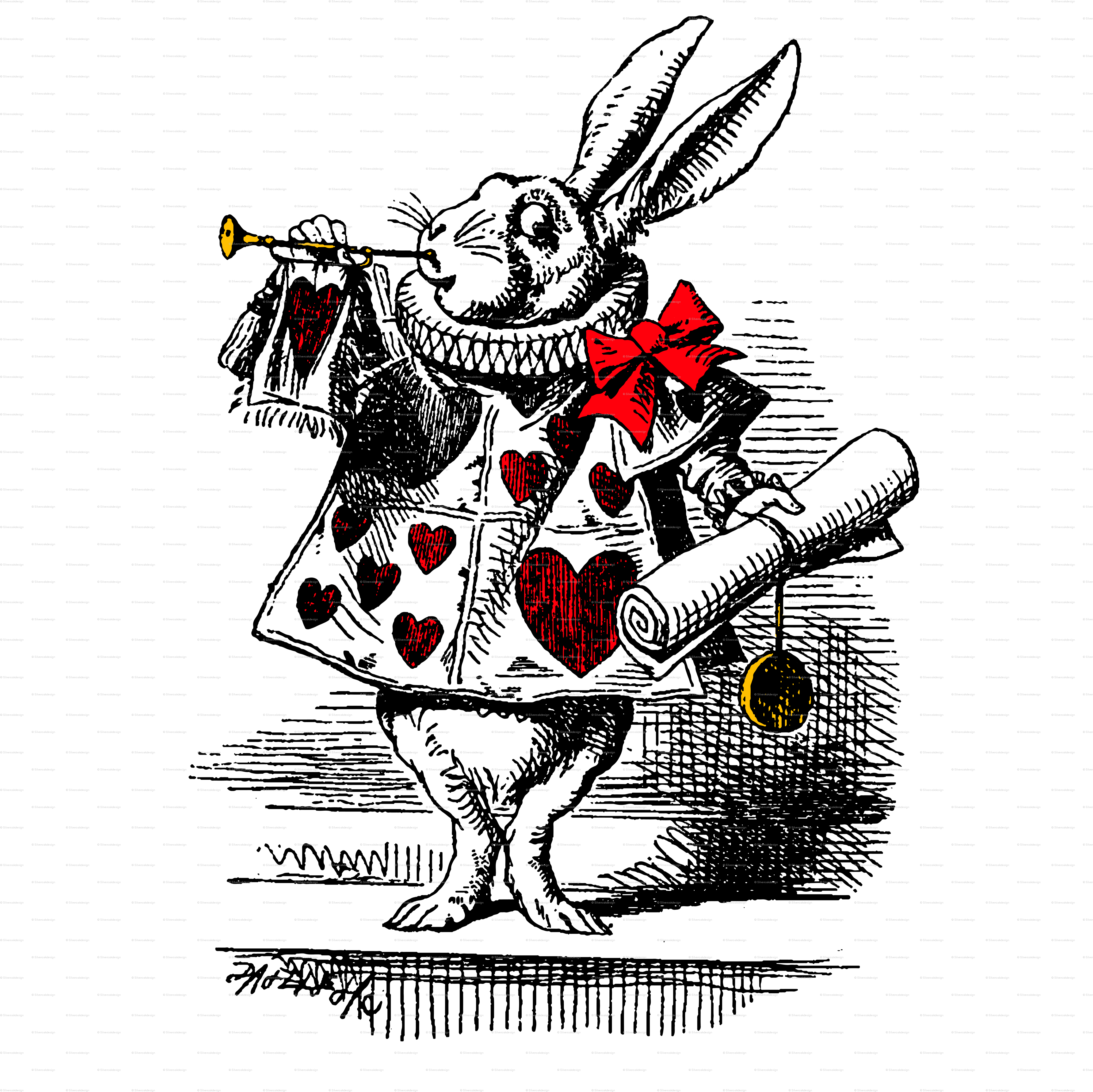 Alice In Wonderland Original Rabbit, HD Png Download PNG with transparent background