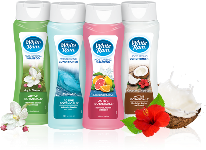 White Rain Shampoo Png, Transparent Png PNG with transparent background