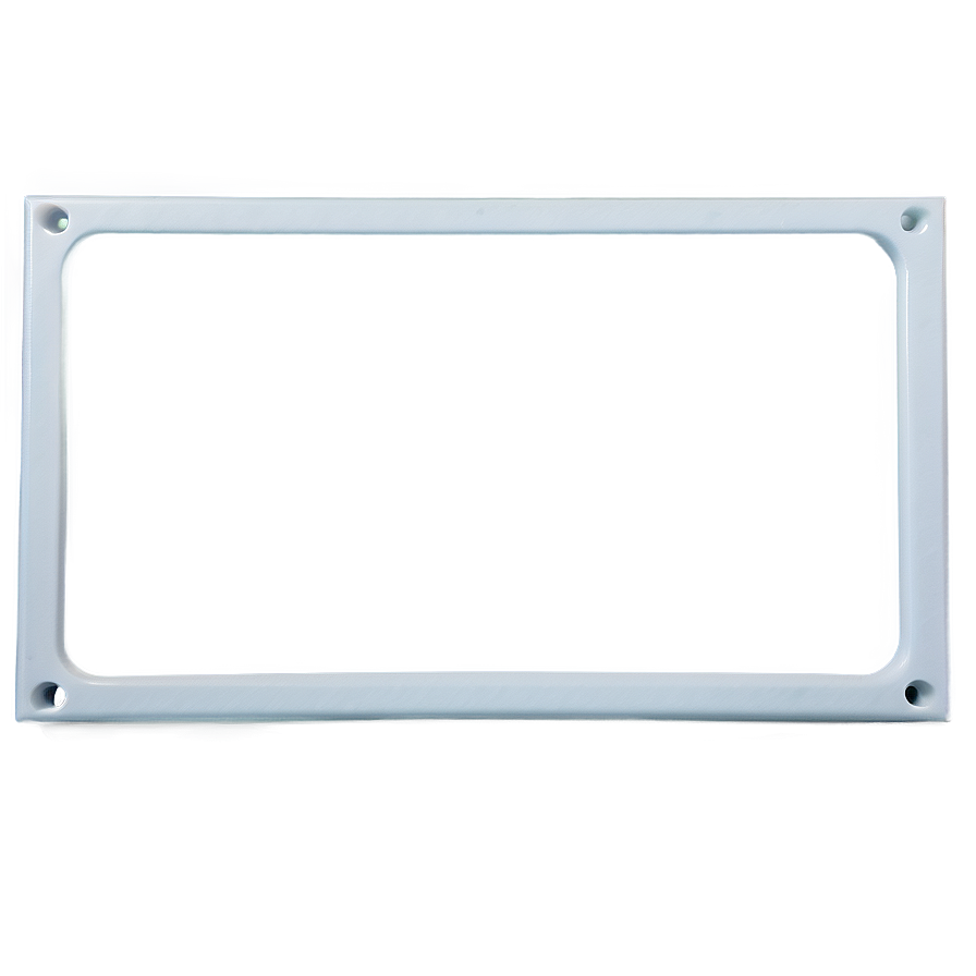 White Rectangle Panel Png Hde