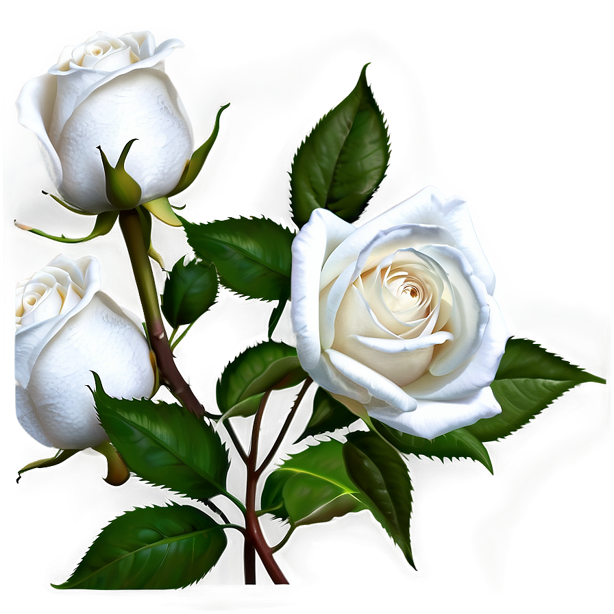 White Rose Png 04292024