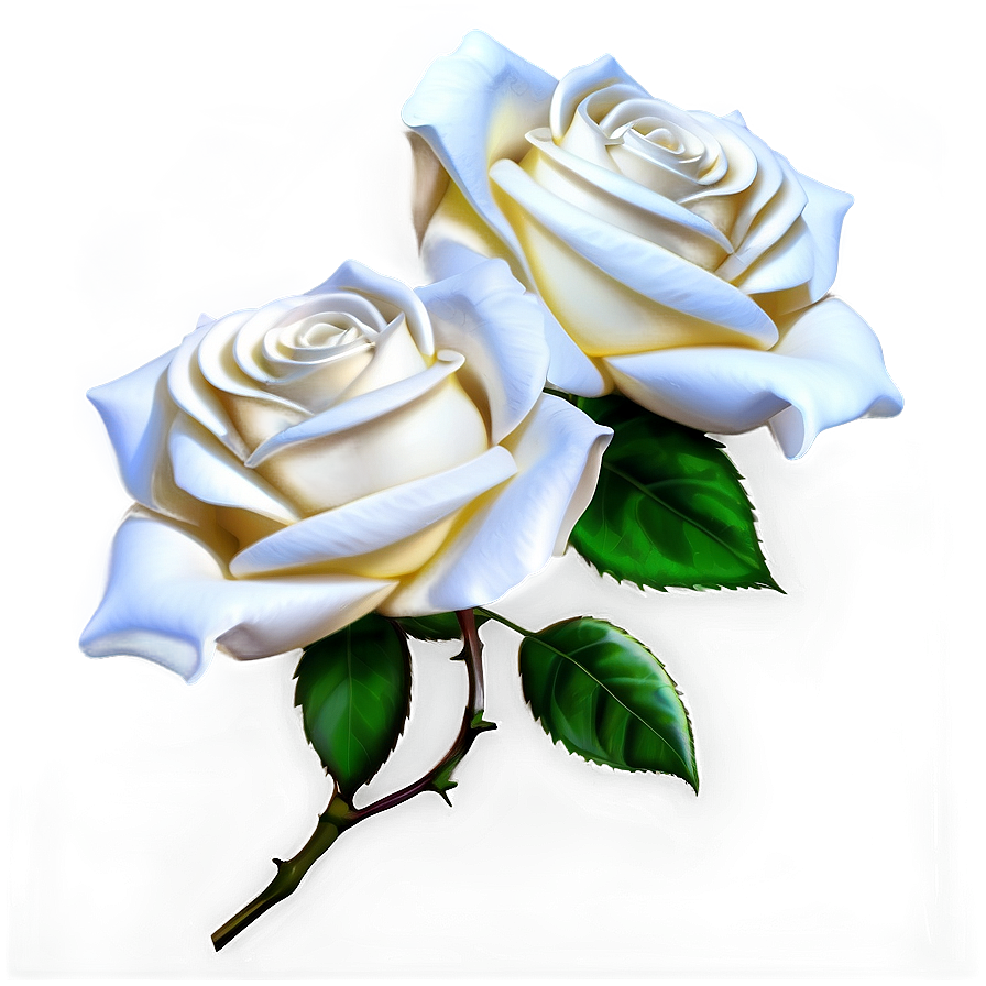 White Roses Flowers Png Xsb75