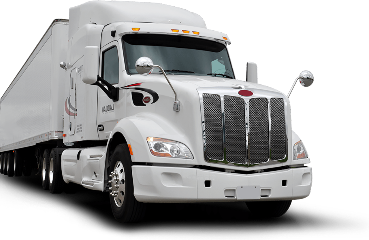 White Container Truck Png, Transparent Png PNG with transparent background