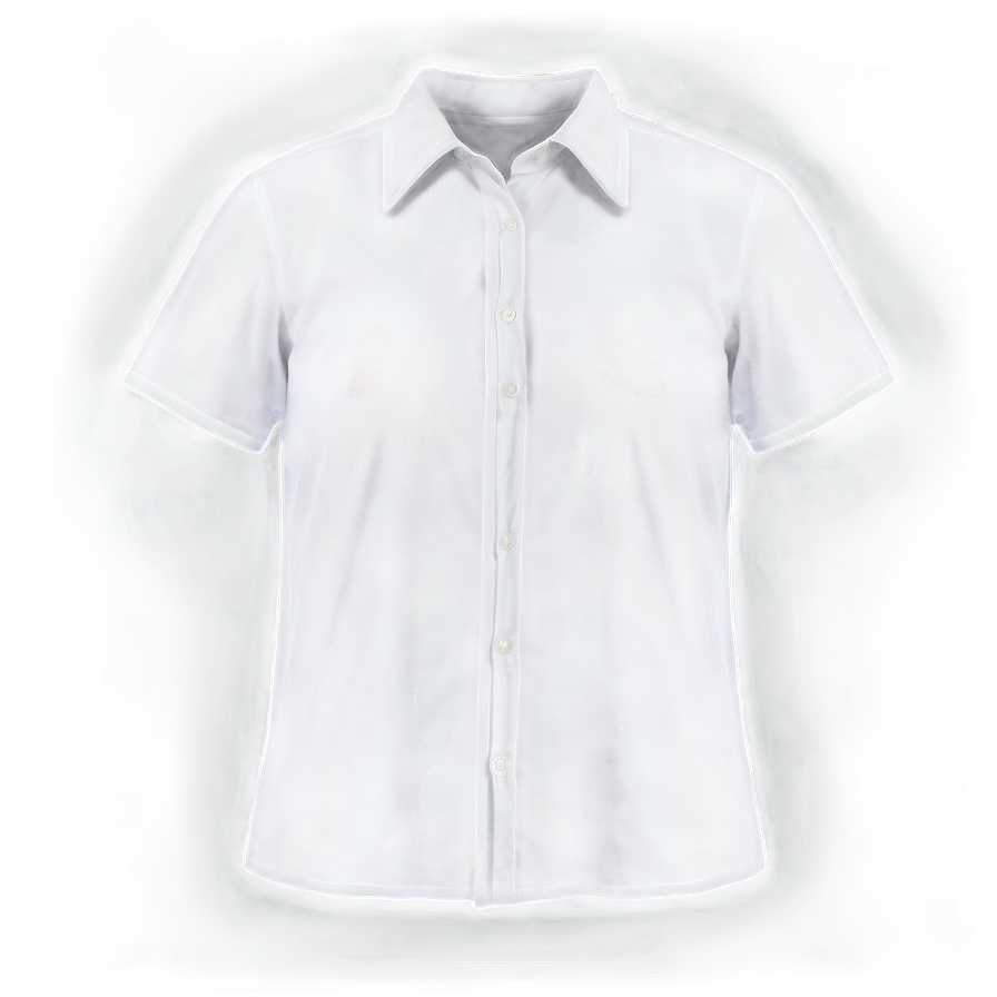 White Sheer Shirt Png Bba32