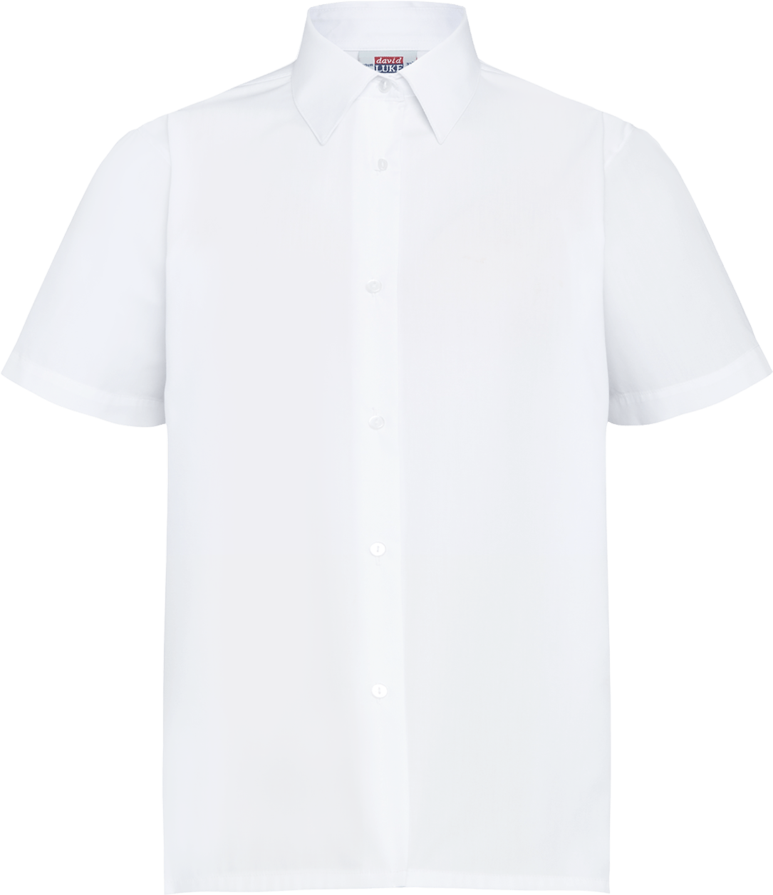 White Short Sleeve Dress Shirt