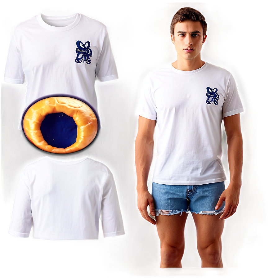 White Short Sleeve Shirt Png 05252024