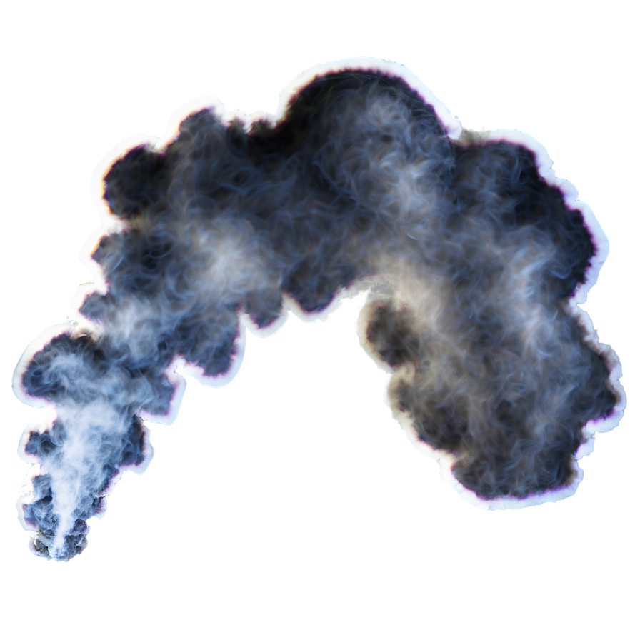 White Smoke Effect PNG iwo PNG with transparent background