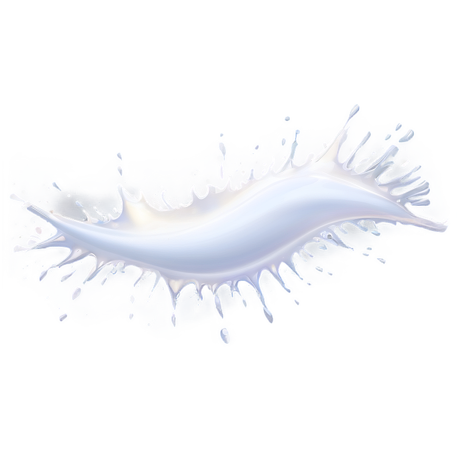 White Splash Outline Png 37