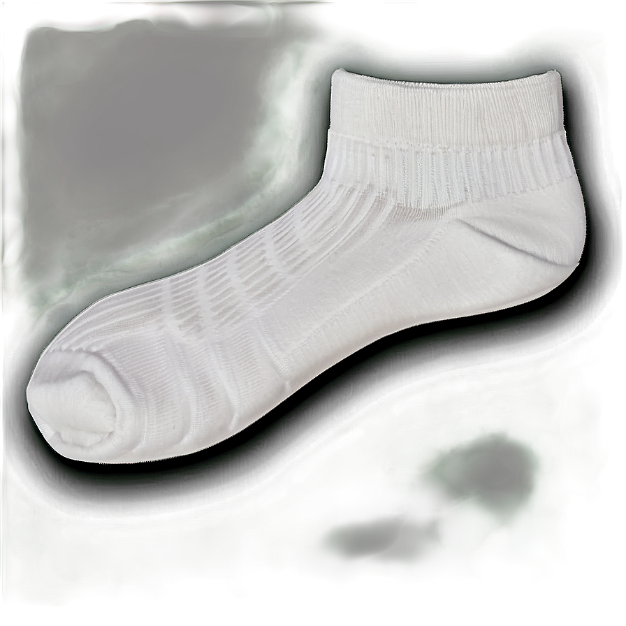 White Sport Socks Png 18