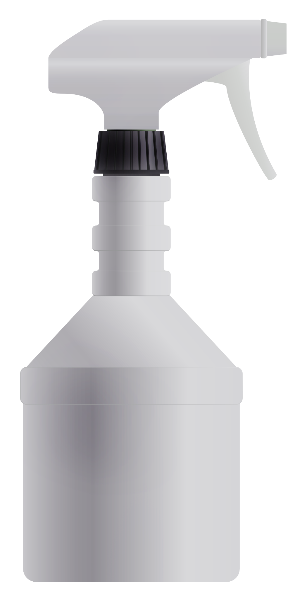 White Spray Bottle No Label