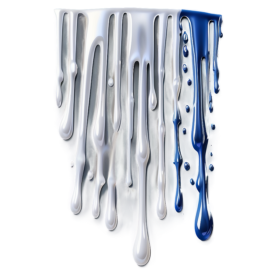 White Spray Paint Drip Png 74