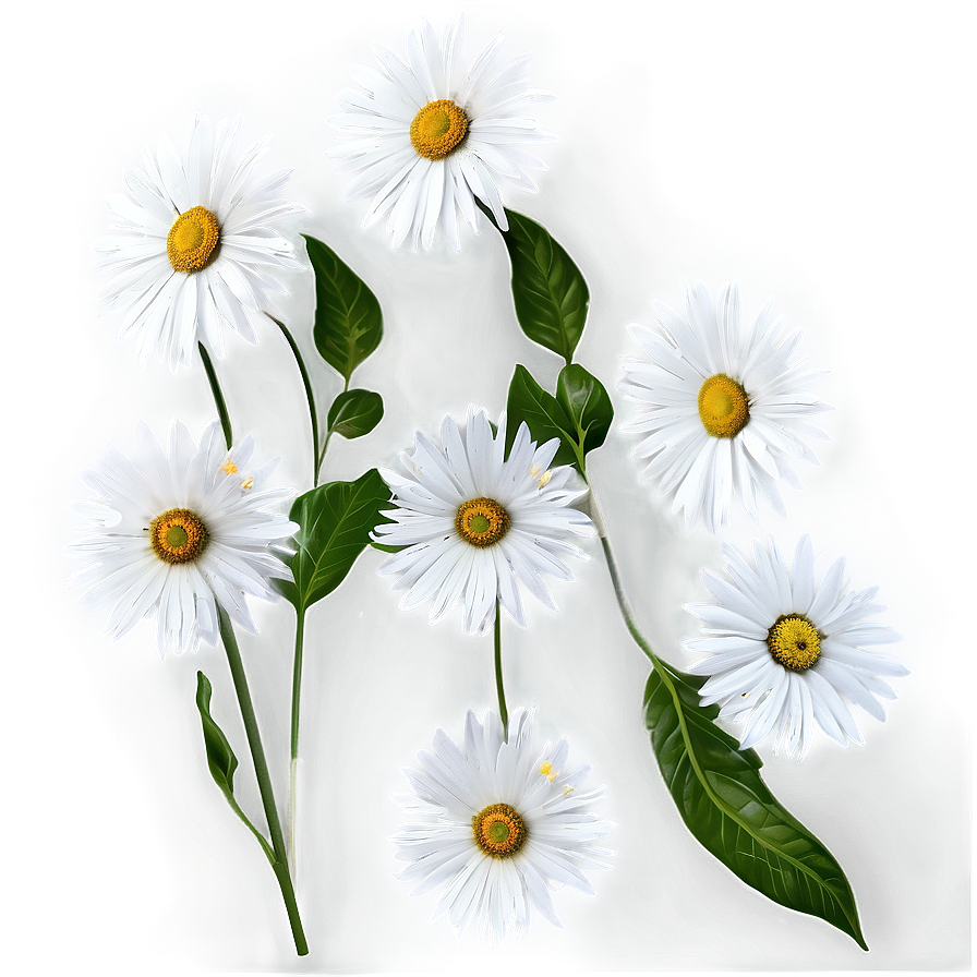 White Summer Flowers Png 98