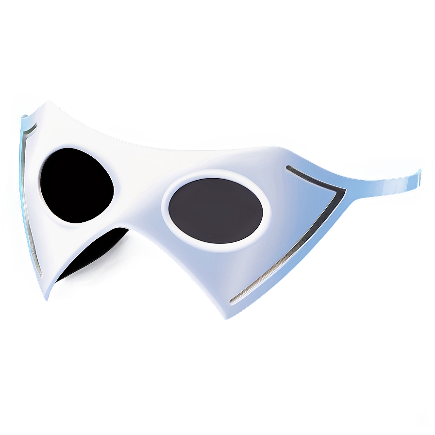 White Superhero Mask Png 57