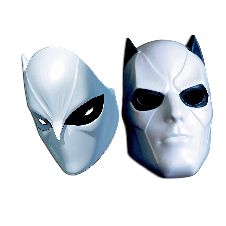 White Superhero Mask Png 73