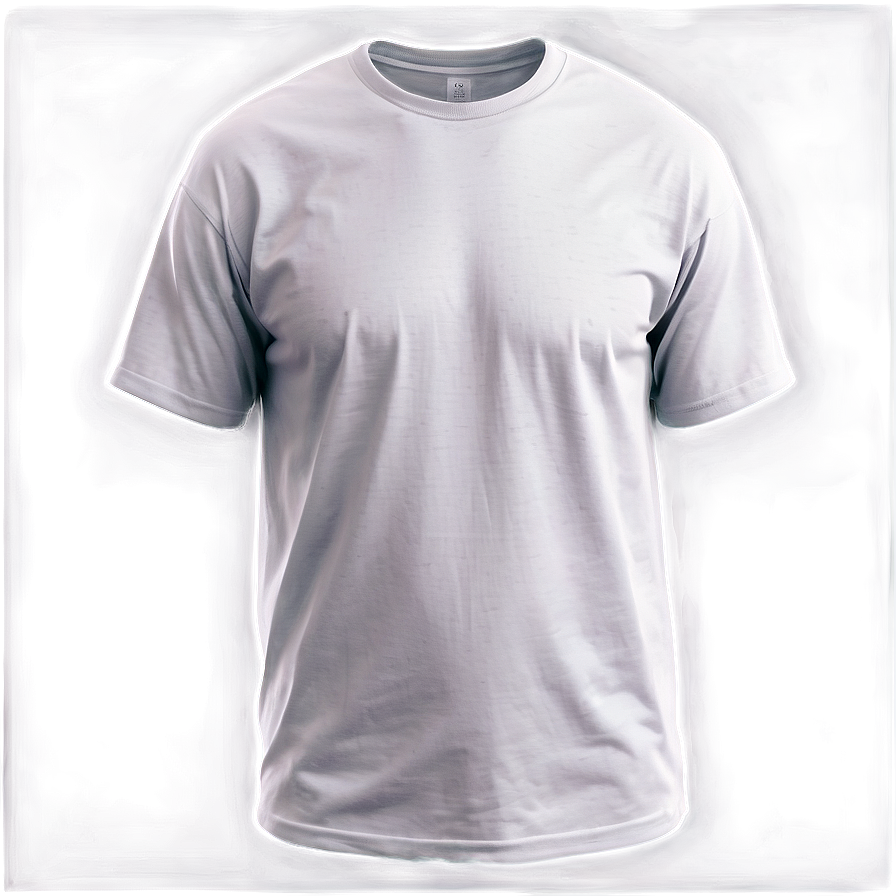 White T-shirt Mockup For Printing Png Pkb