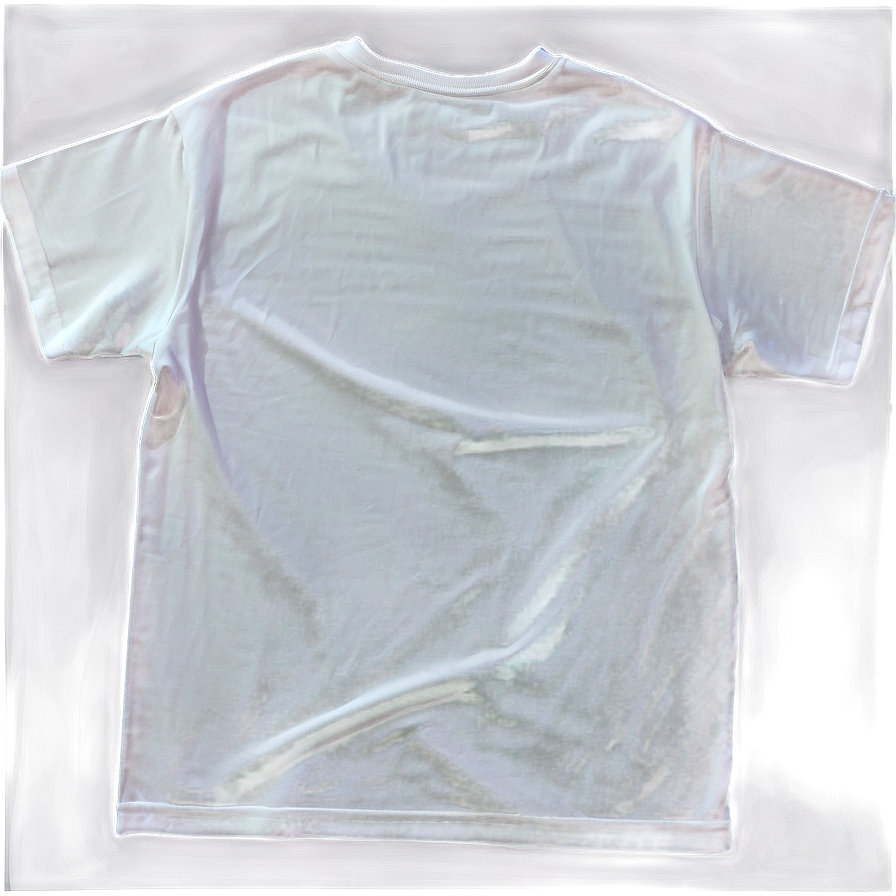 White Tee Back View Png Uko73